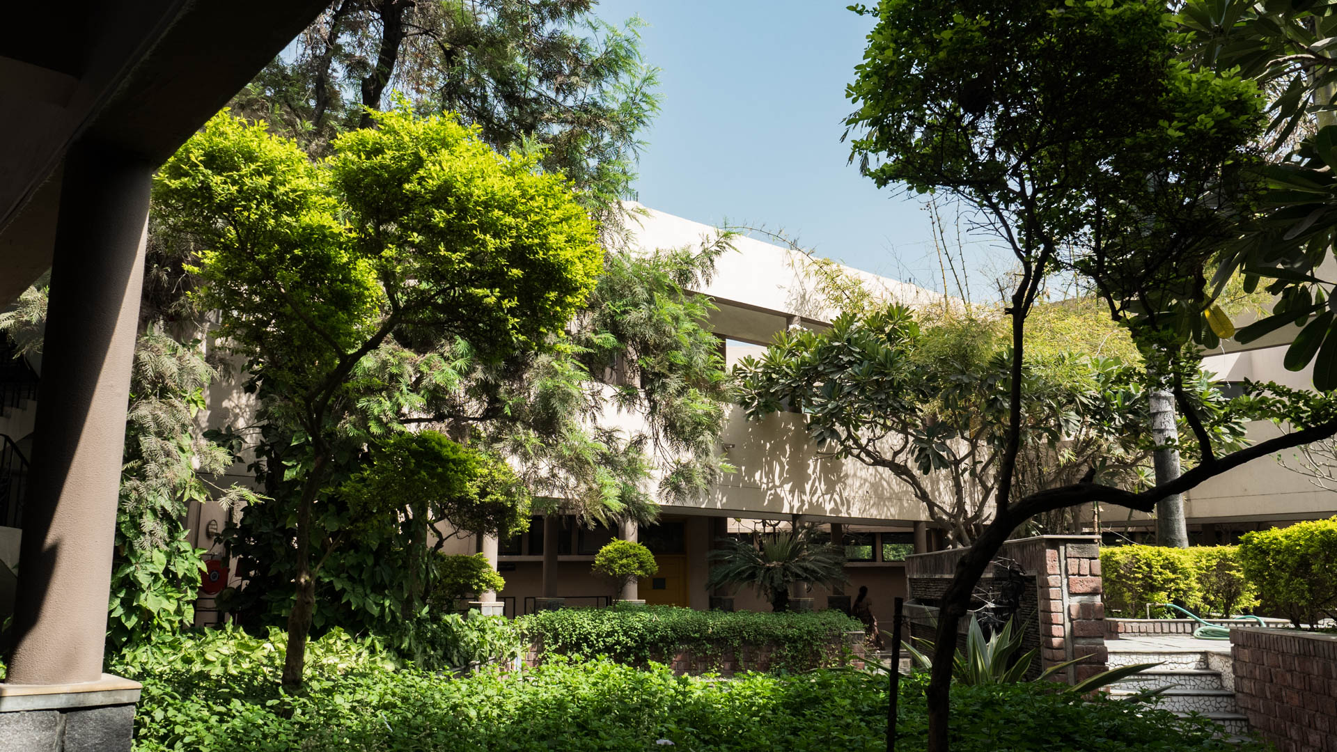 Courtyard at Manava Bharati India International School